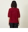 GREY LABEL ウールファーハーフスリーブニット