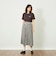 GREY LABEL チェックプリーツスカート