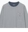 【WEB限定】接結天竺ボーダー＆無地パンツ パジャマ