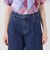 ストレッチデニムワイドパンツ