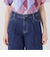 ストレッチデニムワイドパンツ