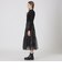 【取扱店舗限定】クレストブリッジチェックサキソニーニットドッキングドレス