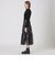 【取扱店舗限定】クレストブリッジチェックサキソニーニットドッキングドレス