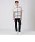 カラミクレストブリッジチェックハーフスリーブシャツ