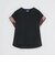 クレストブリッジチェックスリーブカットソー