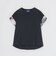 クレストブリッジチェックスリーブカットソー