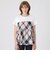 クレストブリッジチェックティアードコンビTシャツ