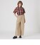 【はっ水】【接触冷感】【UVカット】ストレッチプルーフクロスワイドパンツ