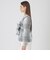 クレストブリッジチェックシアーボイルリボンブラウス