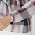 クレストブリッジチェックシアーボイルリボンブラウス