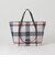 クレストブリッジチェックPVCトート