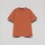 チェックレイヤードマーセライズスラブTシャツ