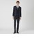 【一部店舗限定】Zegna ELECTAネイビーシャドーストライプスリーピーススーツ