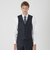 【一部店舗限定】Zegna ELECTAネイビーシャドーストライプスリーピーススーツ