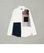 クレストブリッジチェックニットドッキングシャツ