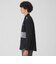 クレストブリッジチェックニットドッキングシャツ