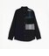 クレストブリッジチェックニットドッキングシャツ