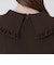 パーシャルチェックニットコンビドレス