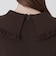 パーシャルチェックニットコンビドレス