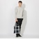 【WEB・一部店舗限定】クレストブリッジチェックキャットニットバッグ