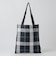 【WEB・一部店舗限定】クレストブリッジチェックキャットニットバッグ