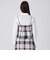 クレストブリッジチェックビスチェブラウスセット