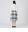クレストブリッジチェックアシンメトリースカート
