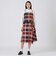 クレストブリッジチェックアシンメトリースカート