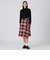 クレストブリッジチェックアシンメトリースカート