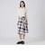 クレストブリッジチェックアシンメトリースカート