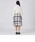 クレストブリッジチェックアシンメトリースカート