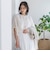 【THROW】リネンストライプストール