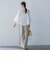 ピンタックcottonブラウス≪洗濯機で洗える≫