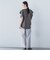 【WEB限定】フィルムストライプイージーパンツ ≪手洗い可能≫