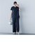 【WEB限定】フィルムストライプイージーパンツ ≪手洗い可能≫