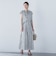 ワッシャーストライプスカート≪手洗い可能≫