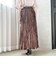 【WEB限定】グリッターシャイニープリーツスカート