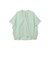 【WEB限定】キュプラ混ストライプバンドカラーブラウス ≪手洗いOK≫