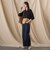 【JAPAN BLUE JEANS】デニムワイドパンツ≪洗濯機で洗える≫