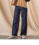 【JAPAN BLUE JEANS】デニムワイドパンツ≪洗濯機で洗える≫