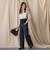【JAPAN BLUE JEANS】デニムワイドパンツ≪洗濯機で洗える≫
