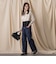 【JAPAN BLUE JEANS】デニムワイドパンツ≪洗濯機で洗える≫