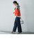【JAPAN BLUE JEANS】デニムワイドパンツ≪洗濯機で洗える≫