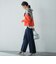 【JAPAN BLUE JEANS】デニムワイドパンツ≪洗濯機で洗える≫