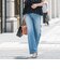【JAPAN BLUE JEANS】デニムワイドパンツ≪洗濯機で洗える≫