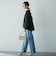 【JAPAN BLUE JEANS】デニムワイドパンツ≪洗濯機で洗える≫