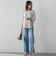 【JAPAN BLUE JEANS】デニムワイドパンツ≪洗濯機で洗える≫