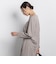 両面起毛キーネックブラウス＜WEB限定11号サイズ＞