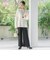 両面起毛ワイドパンツ≪WEB限定13号/洗える/セットアップ対応≫