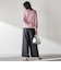 ソフィーツイルストレッチワイドパンツ ≪洗える≫